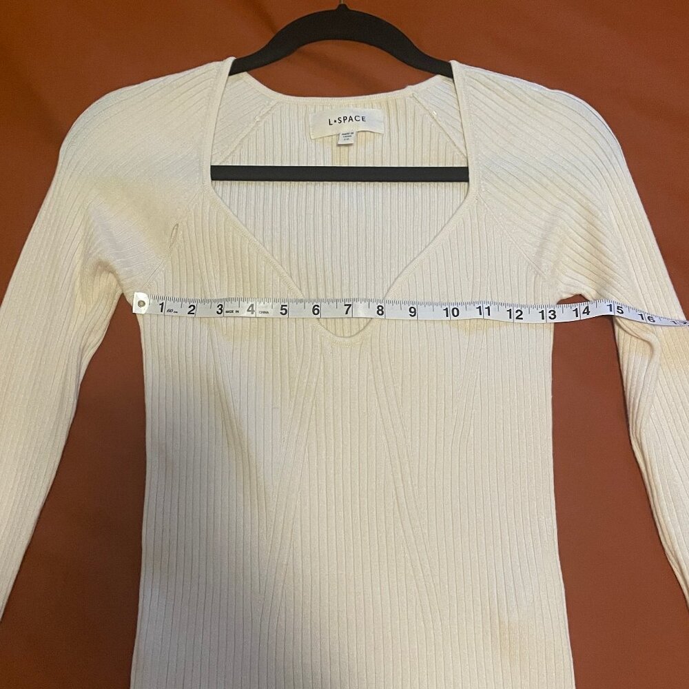 LSPACE Ribbed Sweetheart Top - Picture 8 of 8